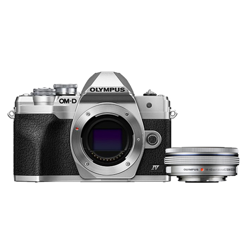 Olympus OM-D E-M10 mark IV Argent + 14-42mm EZ Argent